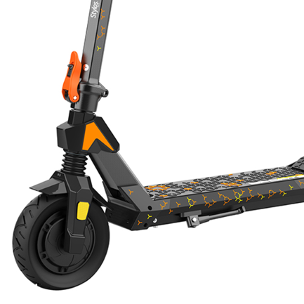 Stylos M3 Electric Scooter Black with Orange