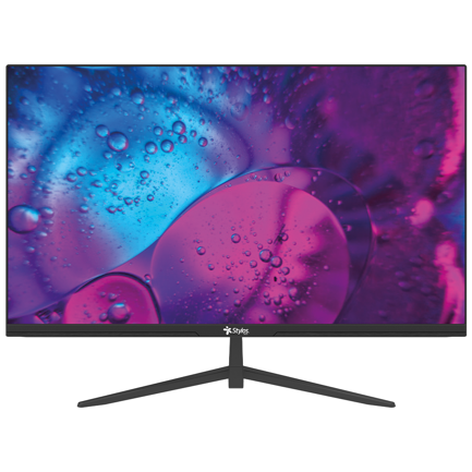 Monitor Xzeal 27" XST590-1 Flat VA Panel FHD 100Hz 5ms 1xVGA + 1xHDMI + Vesa 100x100mm Black
