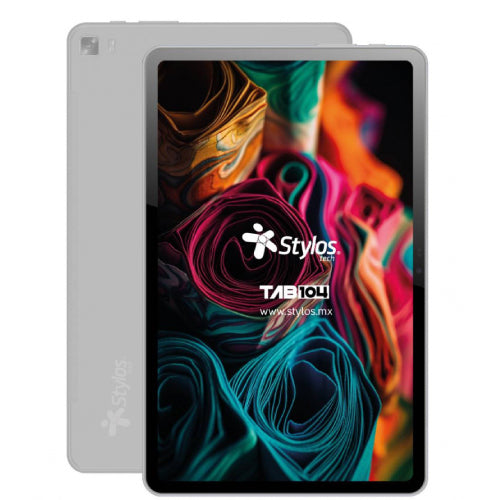 Tablet Stylos TAB104 TPU Cover 10.4 PS 4GB RAM+128GB ROM Android 13 T606 Octa Core 5MP Front+13MP Rear 7000mAh USB-C Silver