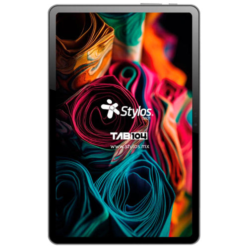 Stylos 10.4" Tablet TAB104 TPU Cover 4GB RAM 128GB ROM Android 13 T606 Octa Core 5MP Front + 13MP Rear 7000mAh USB-C
