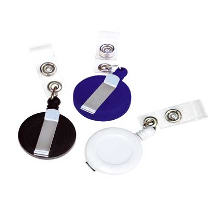 MAE Yoyo-Style Retractable Badge Holders, Assorted Colors, 10-count