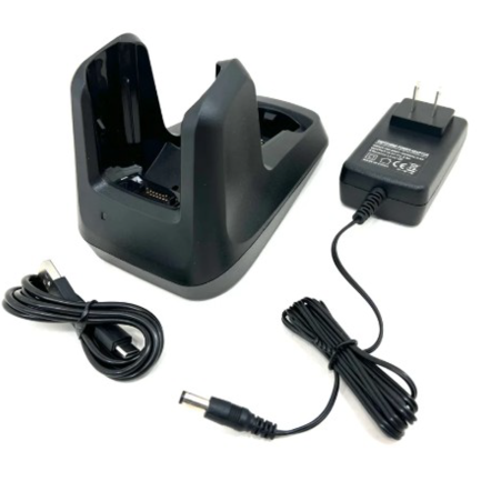 Zebra Charging Cradle for MC3300 Includes Power Supply Pod and DC Cable (PWR-BGA12V50W0WW) (CBL-DC-388A1-01) AC Cable not included