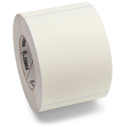Zebra 4x2" DT Z-Perform 1000D Value Paper Label Uncoated Adhesive 1" Core 1240/Roll 6 Rolls/Box