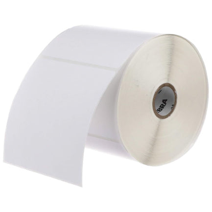 Zebra Paper Label 4 x 4 in DT Z-Perform 2000D 1 in core 640/case with 6 rolls for ZD printers