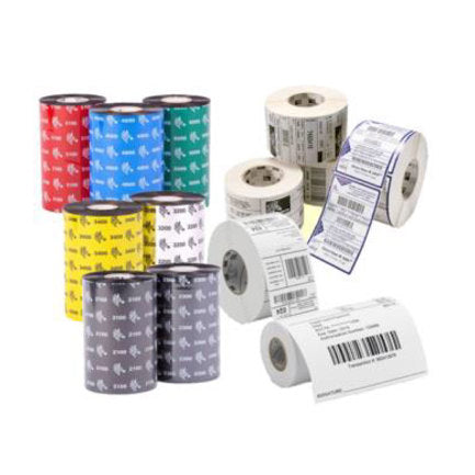 Etiqueta papel Zebra 4 x 6 pulgadas TT Z-Perform 2000T núcleo de 3 pulgadas 1000/rollo 4 piezas por caja amarillo