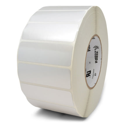 Zebra Z-Xtreme 4000T Polyester 2x1in Silver High-Tack Label nuc 1 Roll per Box for ZD Printers