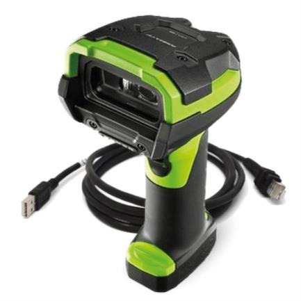 Zebra DS3608-SR Industrial Barcode Scanner, Corded, 1D/2D Standard Range, Up to 1.5m Read Distance, Rugged, Vibrator Motor, USB Included