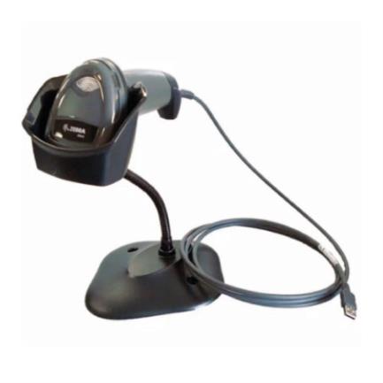 Zebra DS2208 1D/2D Corded Barcode Scanner Includes USB Cable and Stand