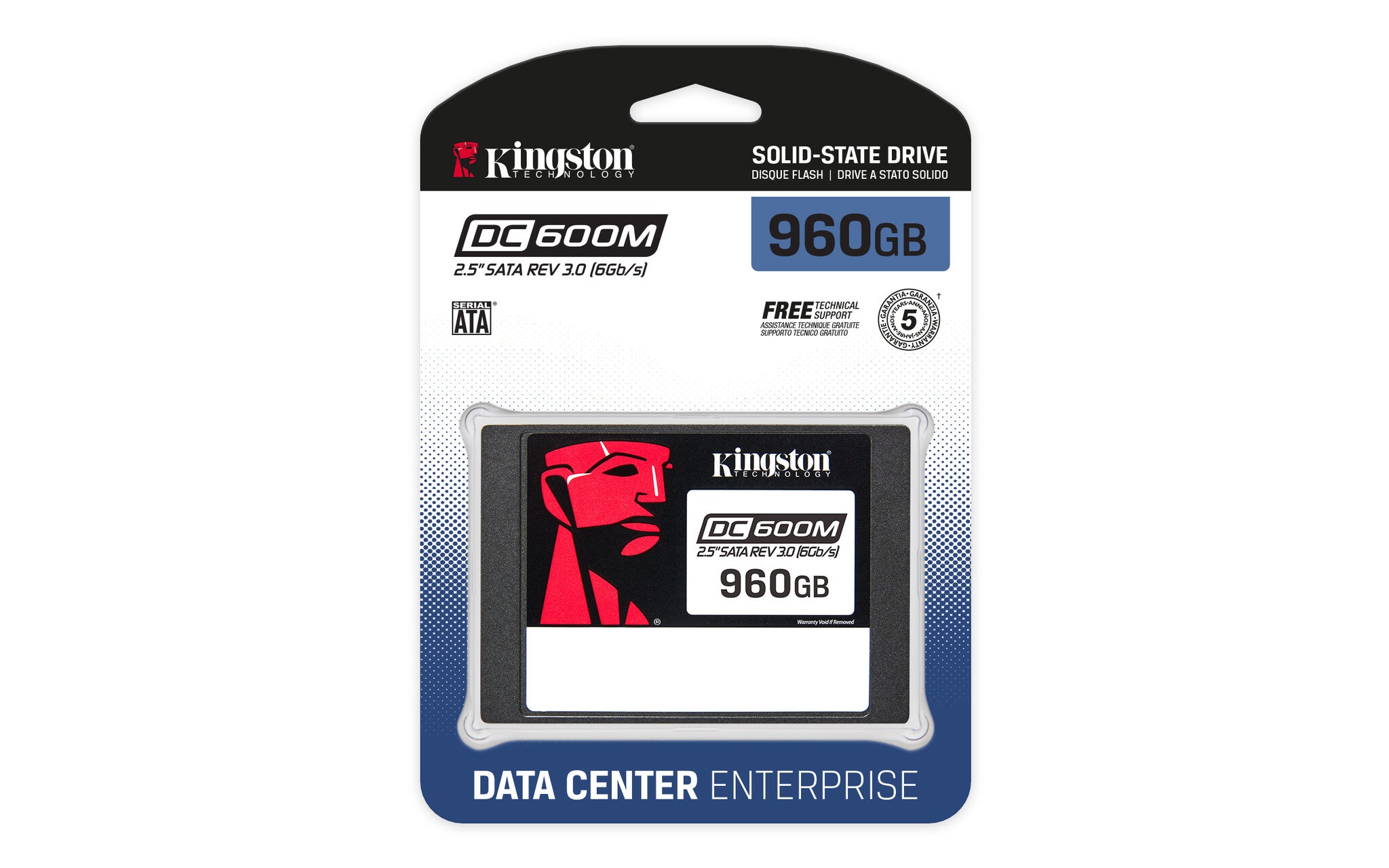 Kingston Technology DC600M 960 GB 2.5" Serial ATA III 3D TLC NAND