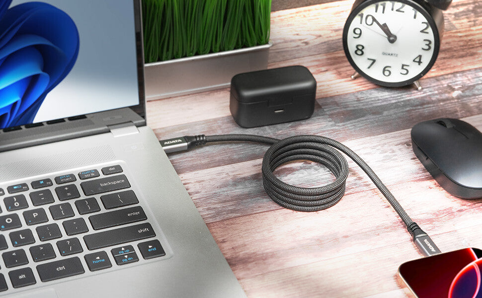 ADATA CACCU3-100W-100AN-BK cable USB USB 3.2 Gen 2 (3.1 Gen 2) 1 m USB C 10 Gbit/s Negro