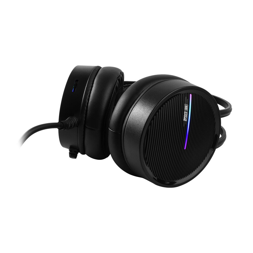 Vorago HS-502 audífono y auriculare Auriculares Alámbrico Banda para cuello Juego Negro