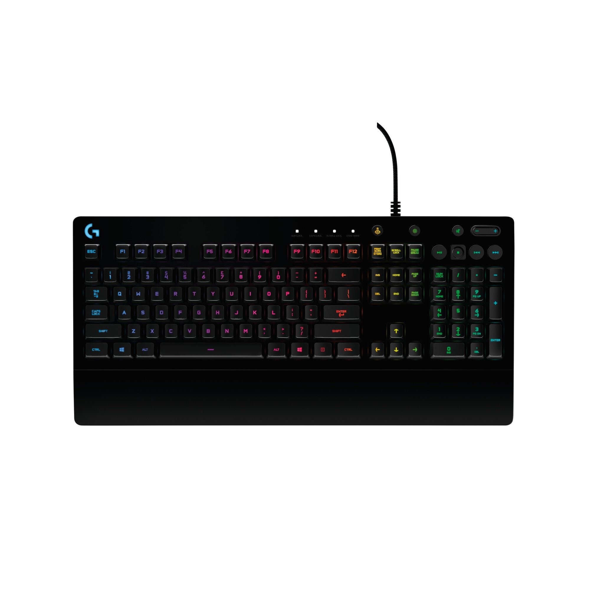 Logitech G 920-008084 teclado Juego USB QWERTY Inglés Negro