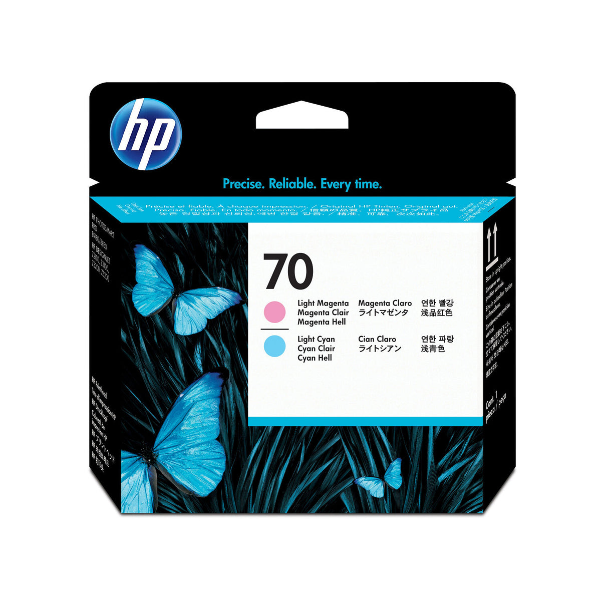 HP Cabezal de impresión DesignJet 70 magenta claro y cian claro