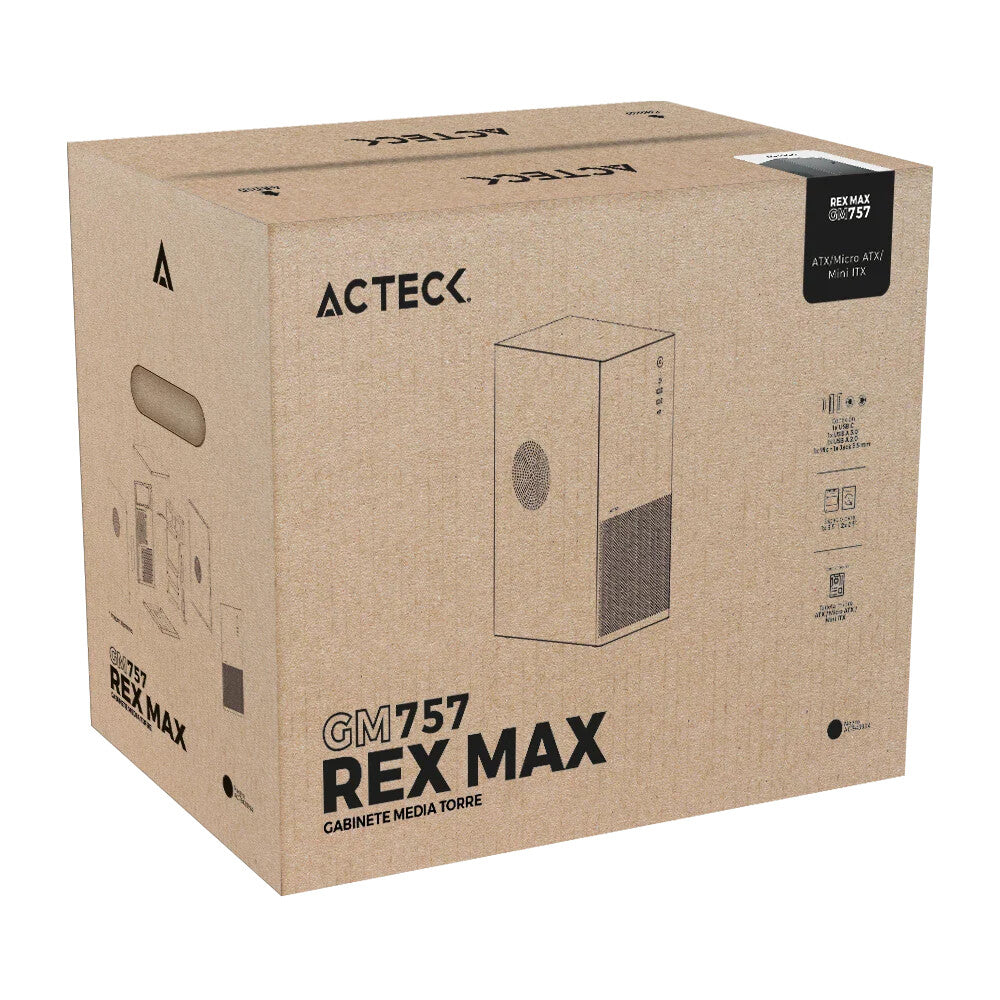 Acteck Rex Max GM757 Midi Tower Negro