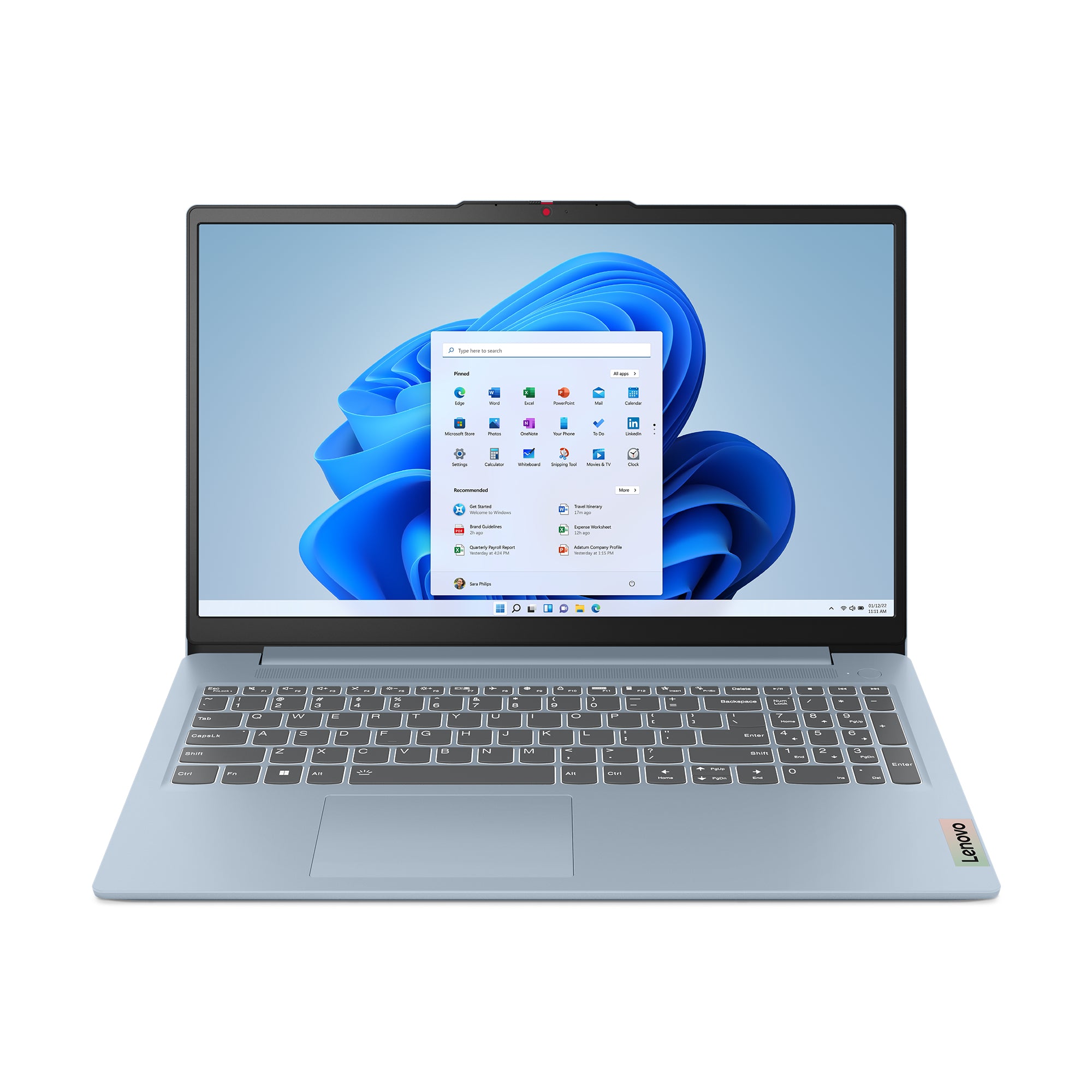 LAPTOP LENOVO IDEAPAD SLIM 3 15IAN8 / CORE I3 N305 1.8GHZ / 8GB / 256GB SSD / 15.6 FHD / COLOR AZUL ESCARCHA/ WIN 11 HOME / 1 AÑO CENTRO DE SERVICIO
