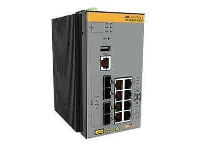 Switch Industrial Capa 3, 8x 10/100/1000T, 4x 100/1000X SFP, (TAA compliant)
