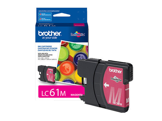 Brother LC61M cartucho de tinta 1 pieza(s) Original Rendimiento estándar Magenta