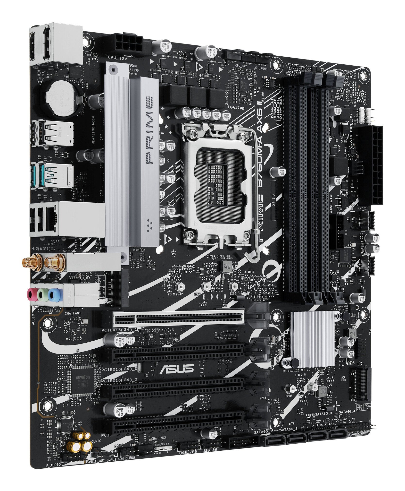 ASUS PRIME B760M-A AX6 II placa base Intel B760 LGA 1700 Micro ATX