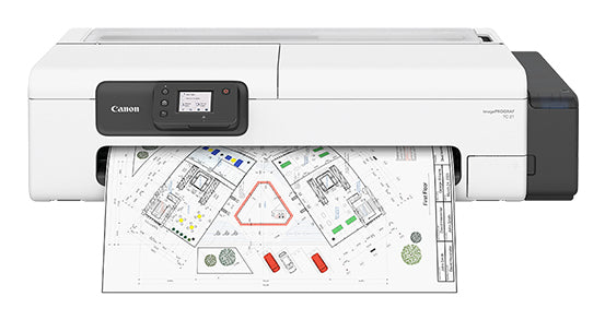 Plotter Canon imagePROGRAF TC-21 de 24" con Sistema Inyección de Tinta Continua