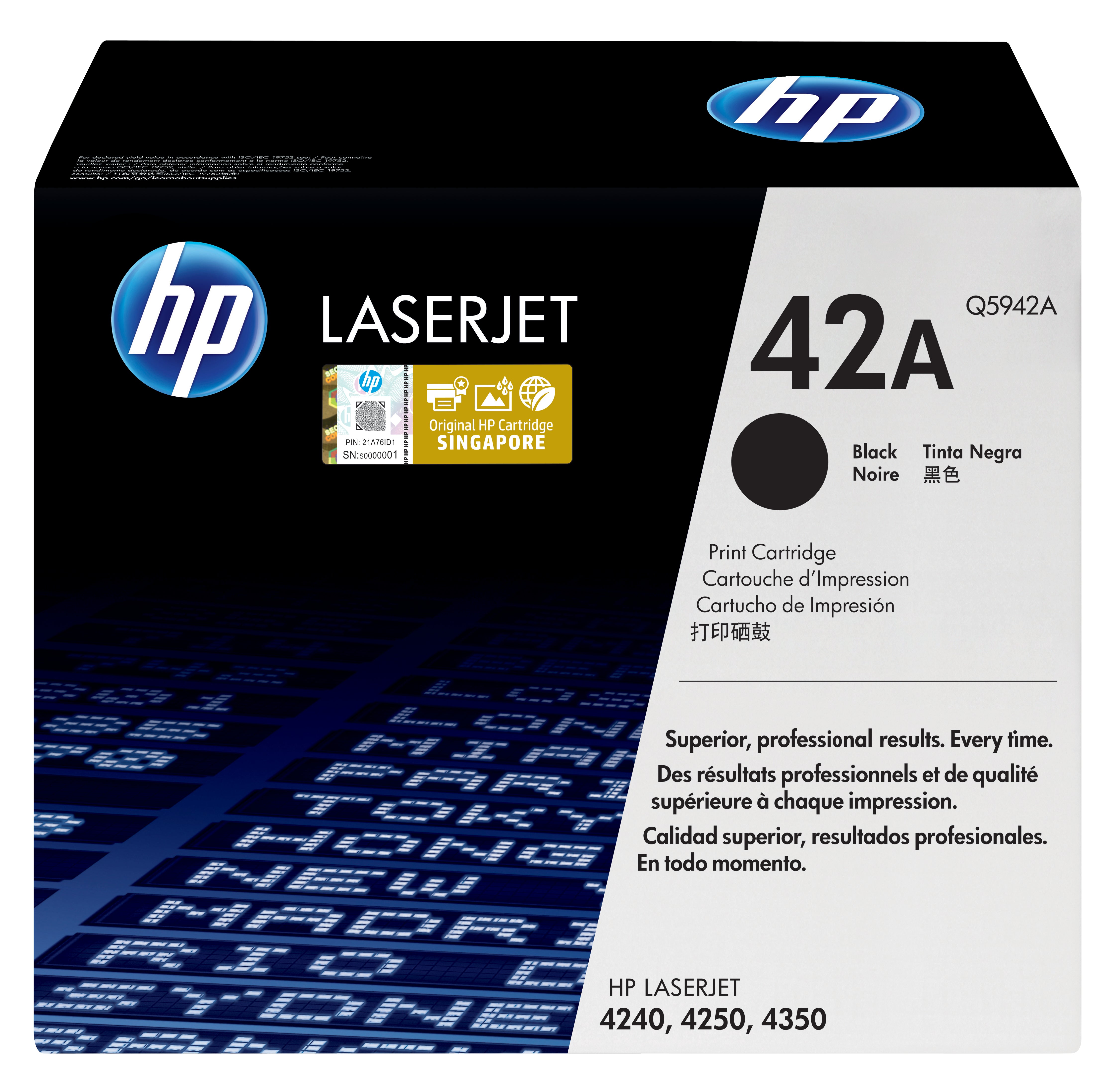 TONER HP 4250 4350 NEGRO 10000 PAG