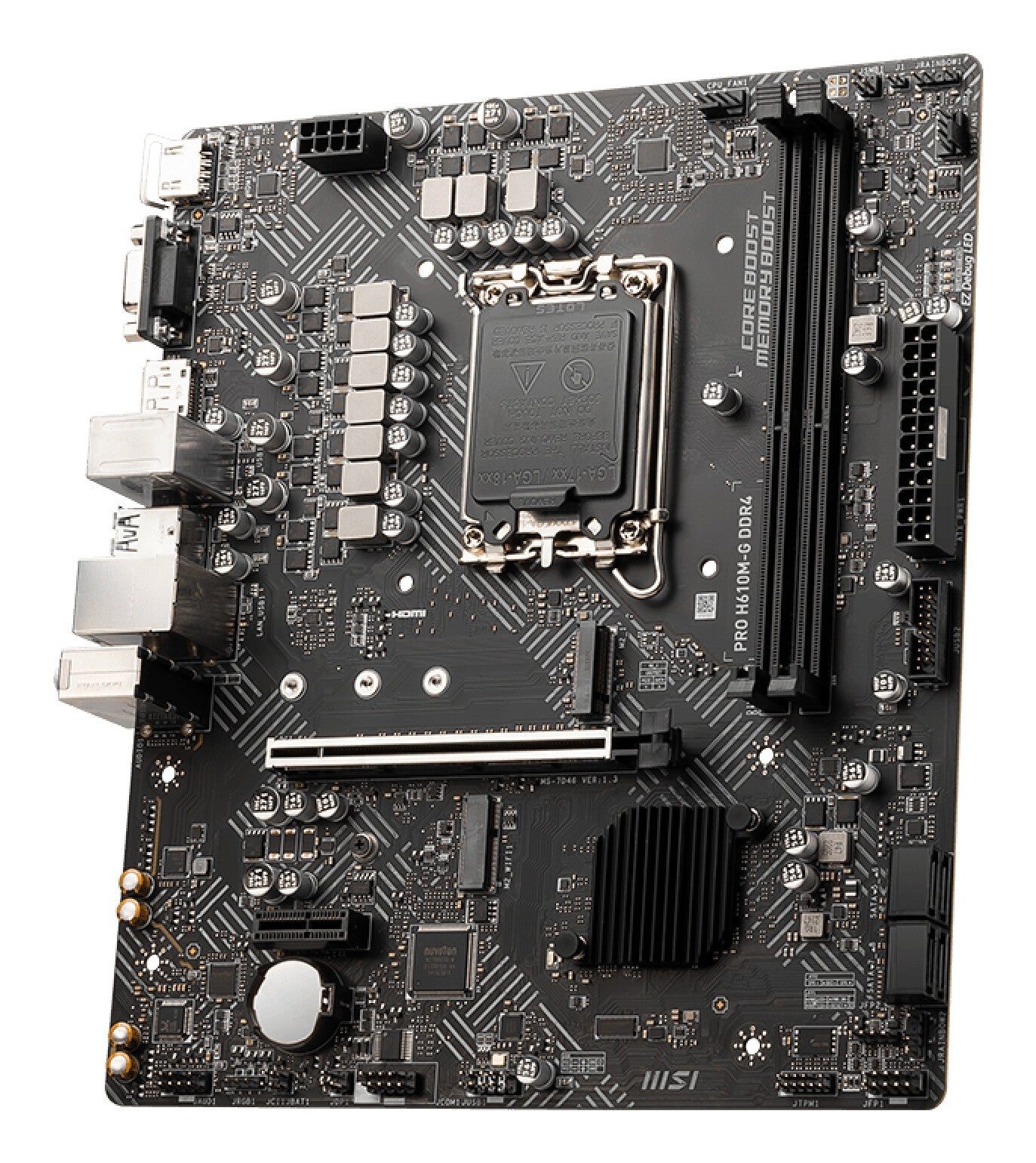 MSI PRO H610M-G DDR4 placa base Intel H610 LGA 1700 Micro ATX