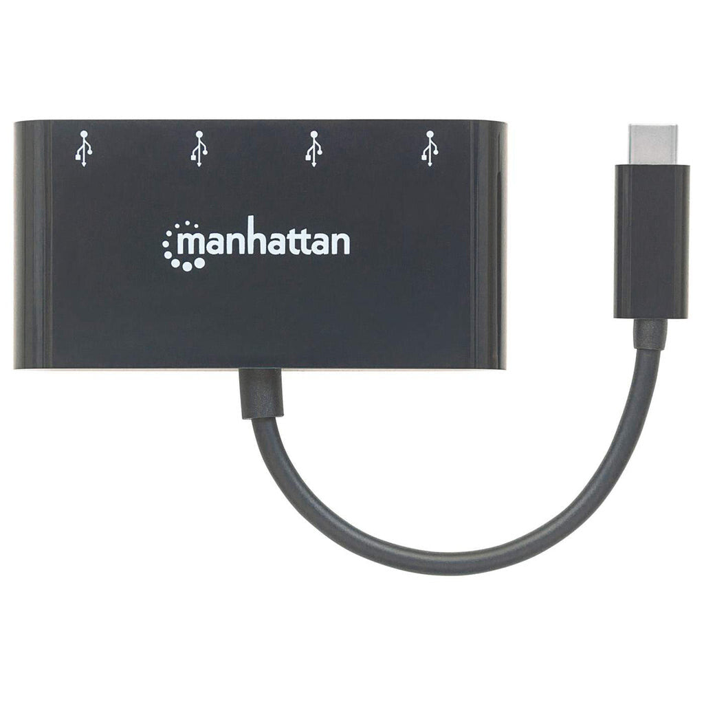 Manhattan Hub USB-C 3.2 Gen 1 con 4 puertos USB-A
