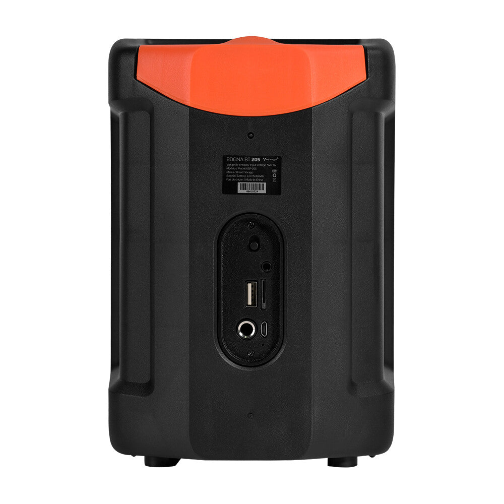 Vorago KSP-205 altavoz portátil y para fiesta Altavoz portátil estéreo Negro 10 W