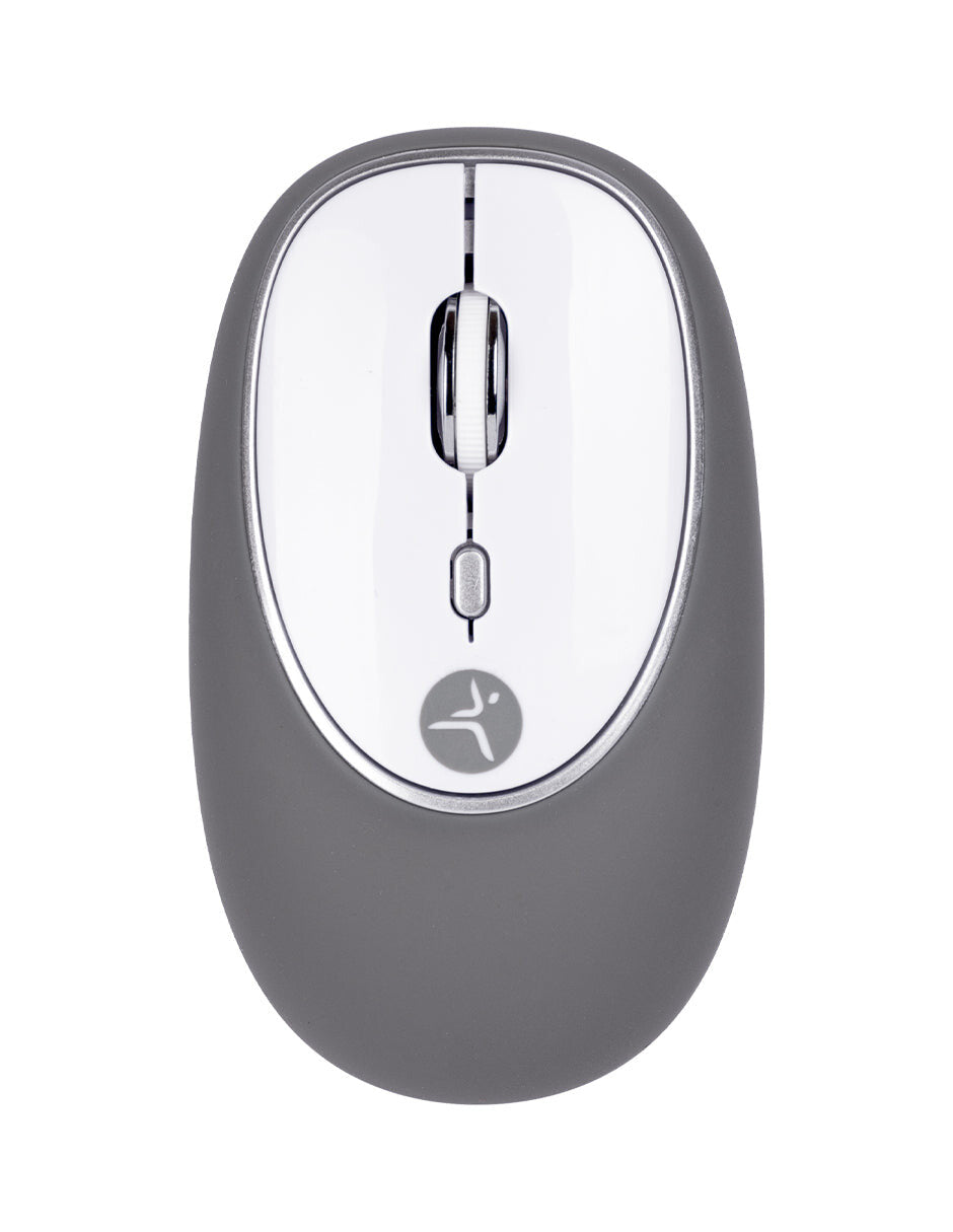 TechZone Jelly-Mate Grey ratón Universal Ambidiestro RF inalámbrico Óptico 1200 DPI