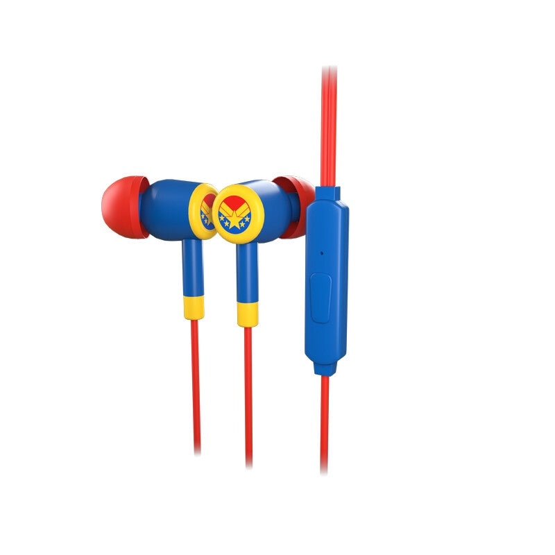 Xtech XTE-M100CM audífono y auriculare Auriculares Alámbrico Intra auditivo Llamadas/Música Azul, Rojo