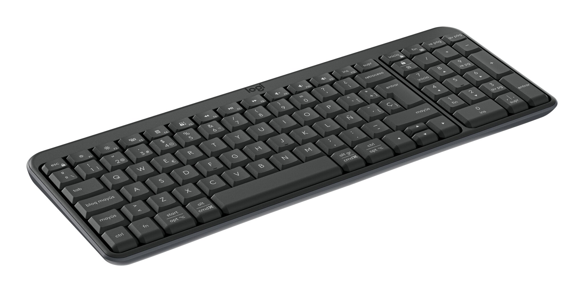 Logitech 920-013445 teclado Universal Bluetooth QWERTY Español Grafito