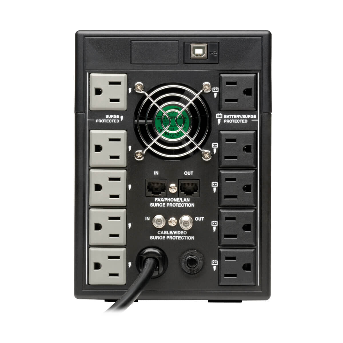 Tripp Lite SMART1500LCDT UPS SmartPro Interactivo de Onda Sinusoidal de 1500VA 900W 120V - 8 Tomacorrientes, LCD, USB, Torre