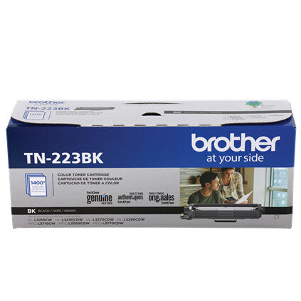 Brother TN-223BK cartucho de tóner 1 pieza(s) Original Negro
