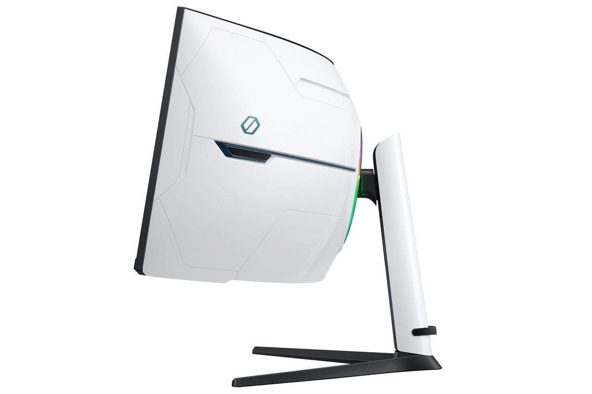 Samsung LS57CG950NLXZX monitor de computadora 144.8 cm (57") 7680 x 2160 Pixeles Dual UHD LED Negro, Blanco