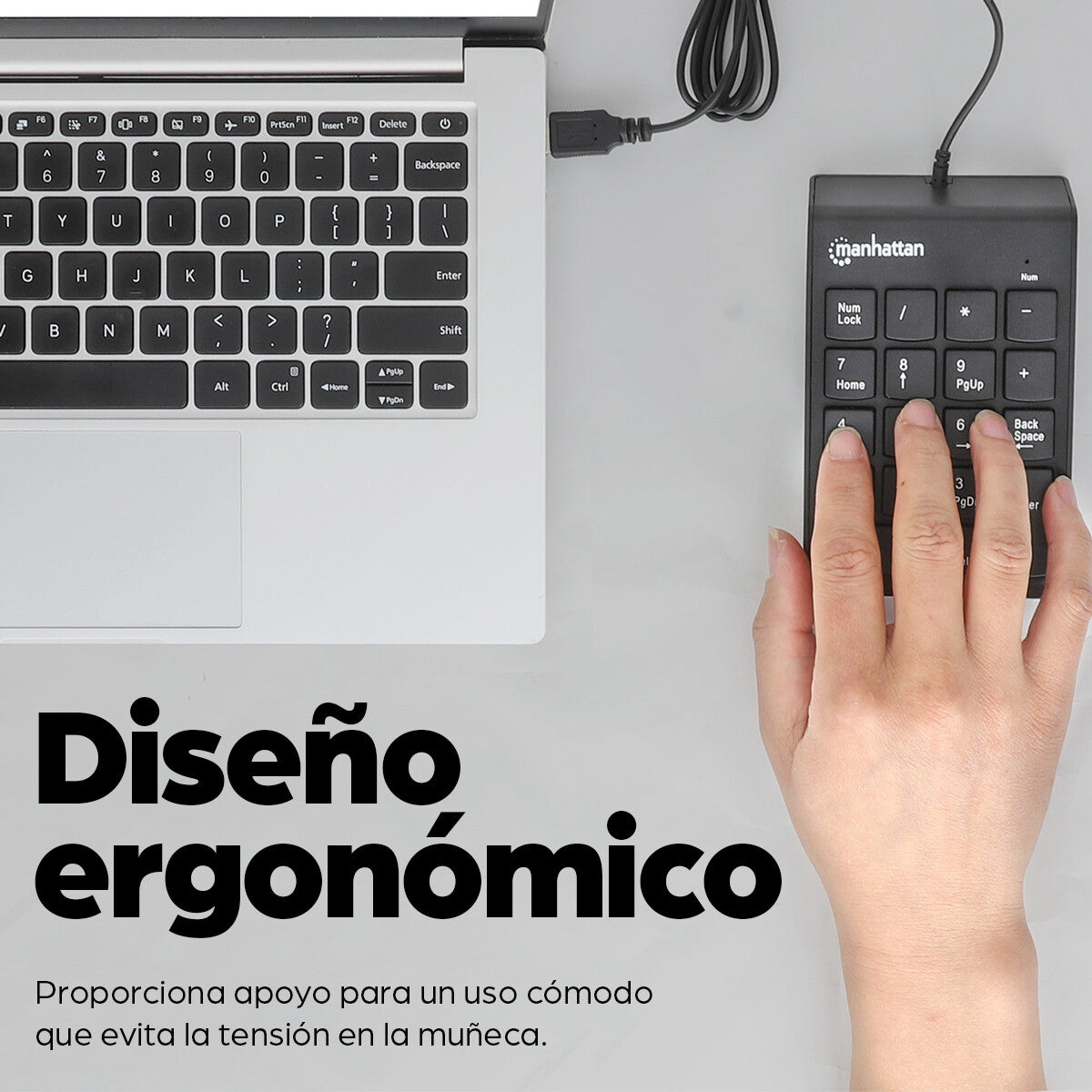Manhattan Teclado numérico alámbrico