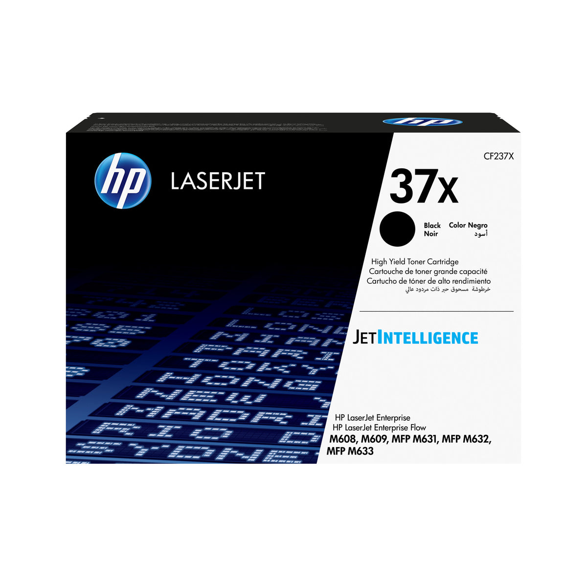 HP Cartucho original de tóner de alta capacidad LaserJet 37X negro