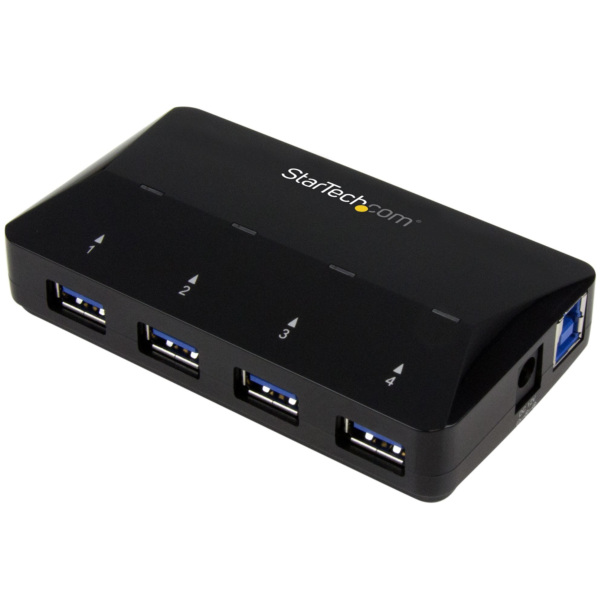 CONCENTRADOR USB 3.0 DE 4 PUERTOS - HUB CON PUERTOS DE CARGA Y SINCRONIZACION - 1 PUERTO DE 2.4A - STARTECH.COM MOD. ST53004U1C
