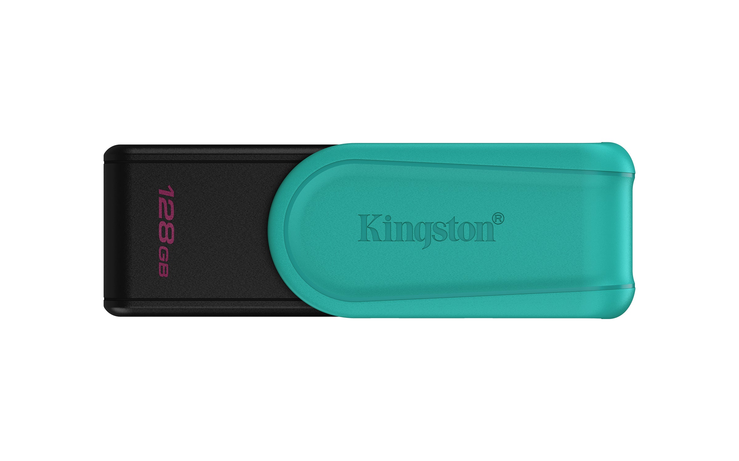 MEMORIA FLASH USB KINGSTON DATA TRAVELER EXODIA S 128GB GEN 1 3.2 TIPO A C/TAPA GIRATORIA NEGRO+TURQUESA DTXS/128GB