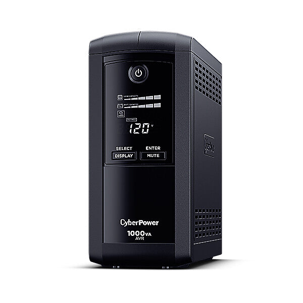 CyberPower LCD CP1000AVRLCDa sistema de alimentación ininterrumpida (UPS) Línea interactiva 1 kVA 600 W 9 salidas AC