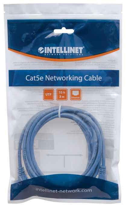 Intellinet Cable de red, Cat5e, UTP