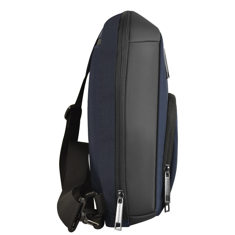 Perfect Choice PC-085010 bolsa de mano y de hombro Poliéster Azul Unisex Bolsa cruzada