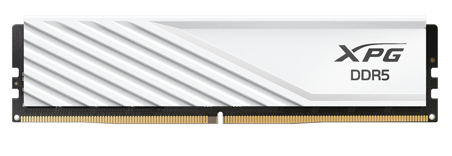 MEMORIA XPG LANCER BLADE UDIMM DDR5 16GB PC5-44800 5600MHZ CL46 1.1V CON DISIPADOR BLANCO PC GAMMER/ALTO RENDIMIENTO (AX5U5600C4616G-SLABWH)