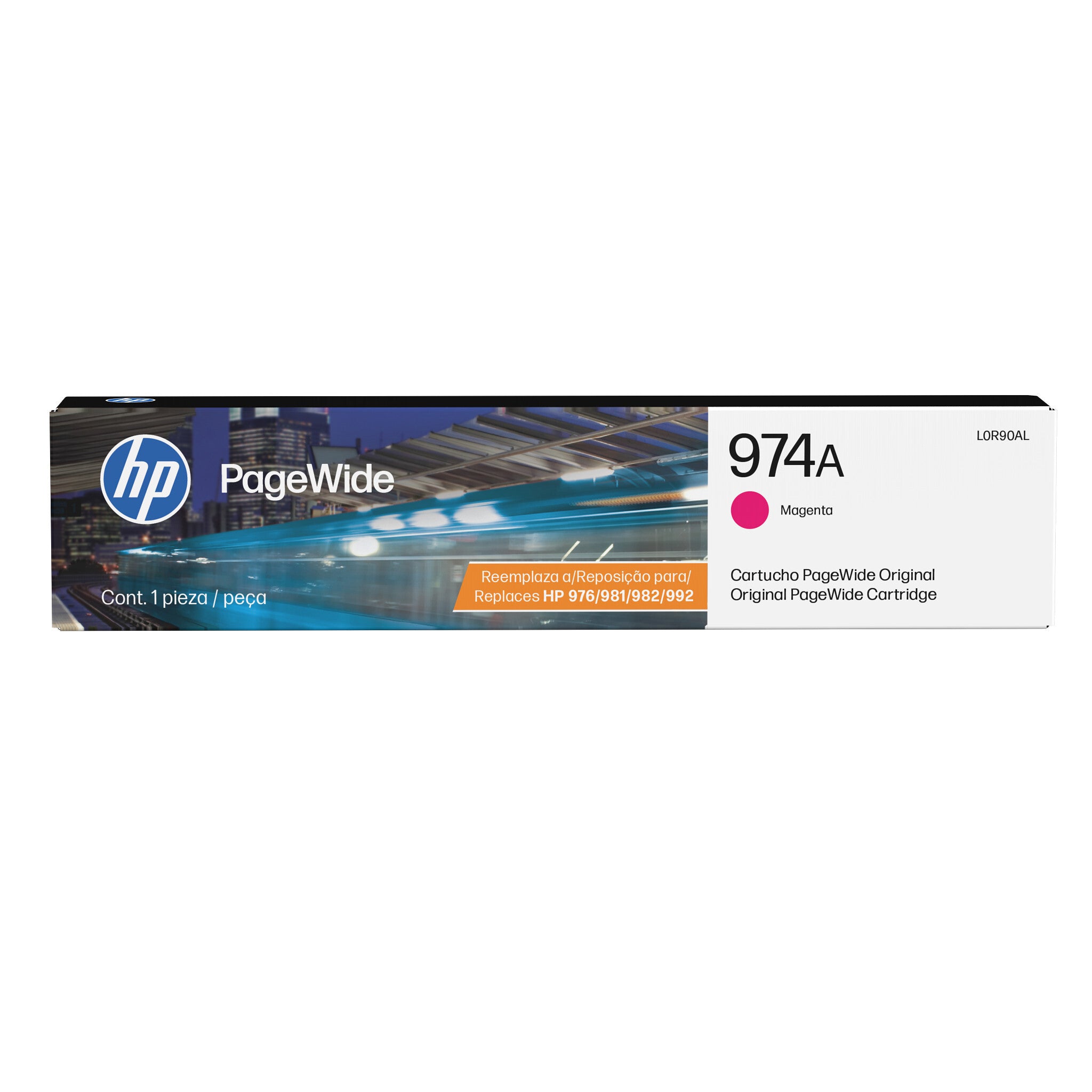 HP Cartucho original PageWide 974A magenta