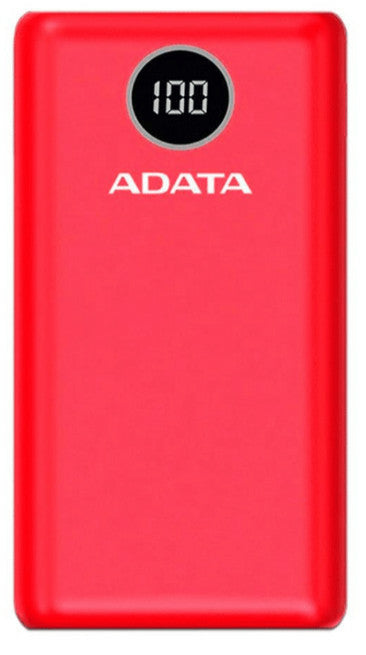 Power Bank Adata Digital P20000QCD Color Rojo 20000mAh
