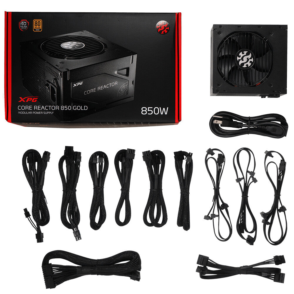 XPG CORE REACTOR unidad de fuente de alimentación 750 W 24-pines ATX Negro