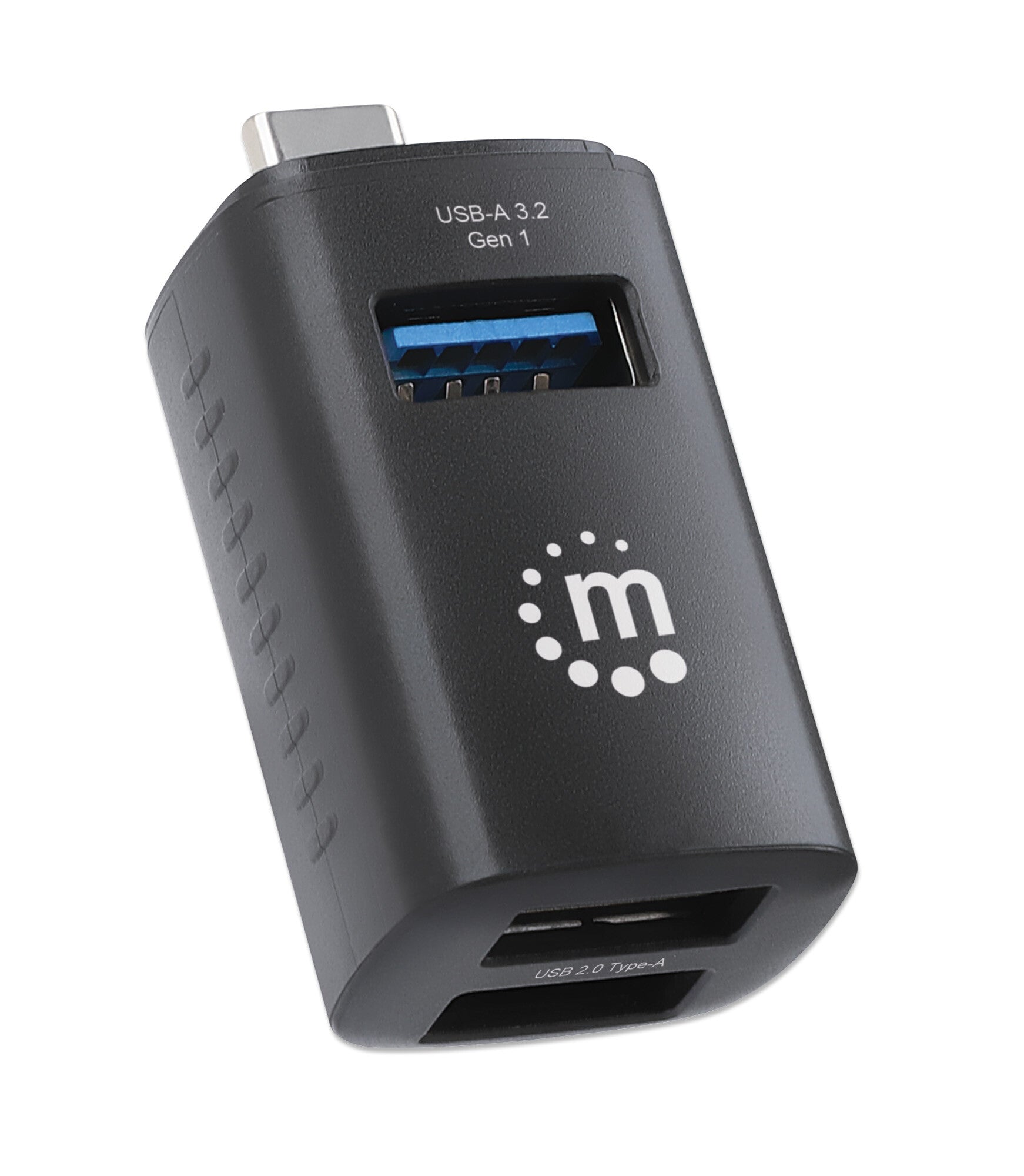 Manhattan 180993 base para laptop o replicador de puertos USB 3.2 Gen 1 (3.1 Gen 1) Type-C Negro