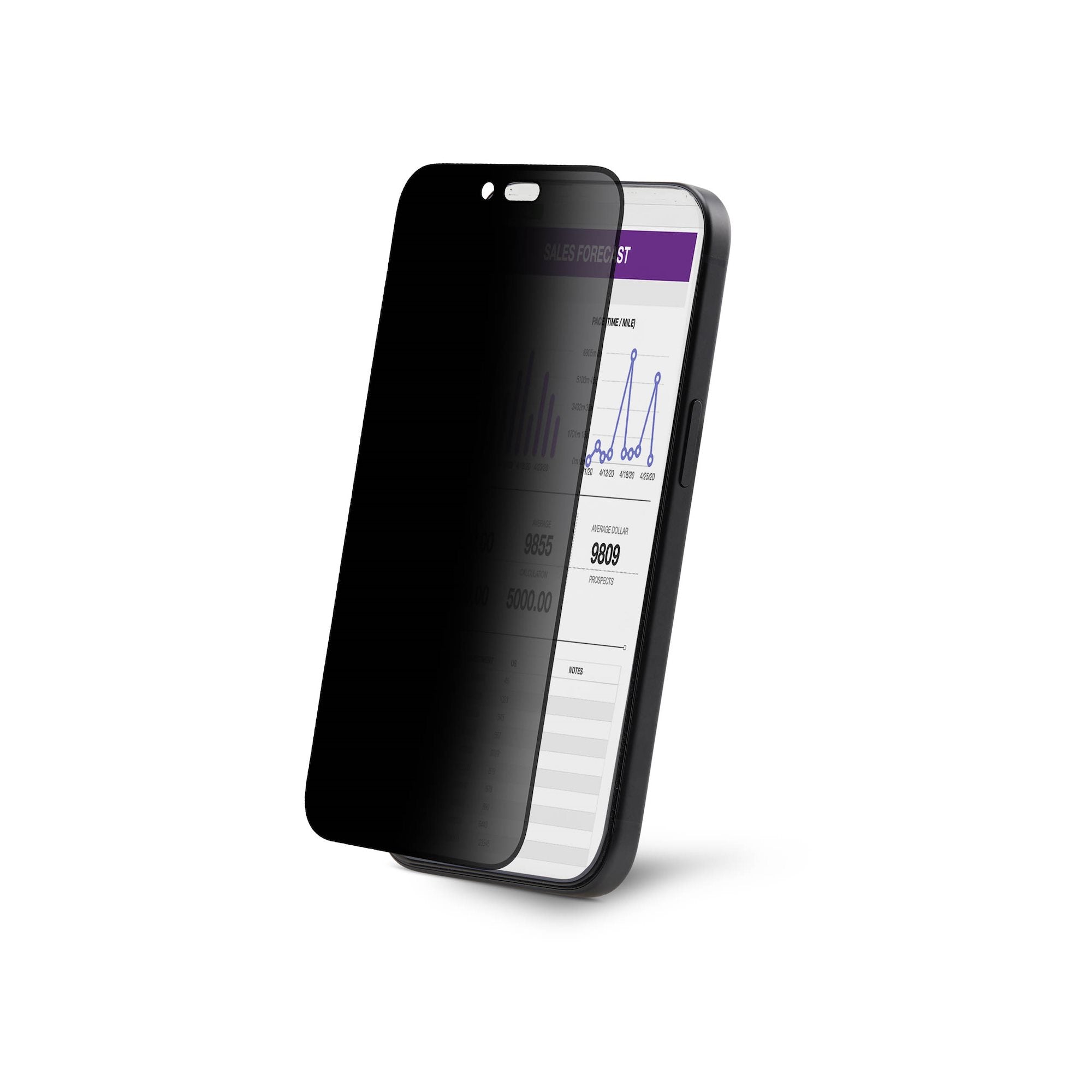 FILTRO DE PRIVACIDAD DE 4 VÍAS Y 360 PARA IPHONE 16 - ANTIESPÍA PARA IPHONE - FILTRO HORIZONTAL Y VERTICAL - COMPATIBLE CON TOUCHSCREEN - PROTECTOR DE PANTALLA DE VIDRIO TEMPLADO - TAA