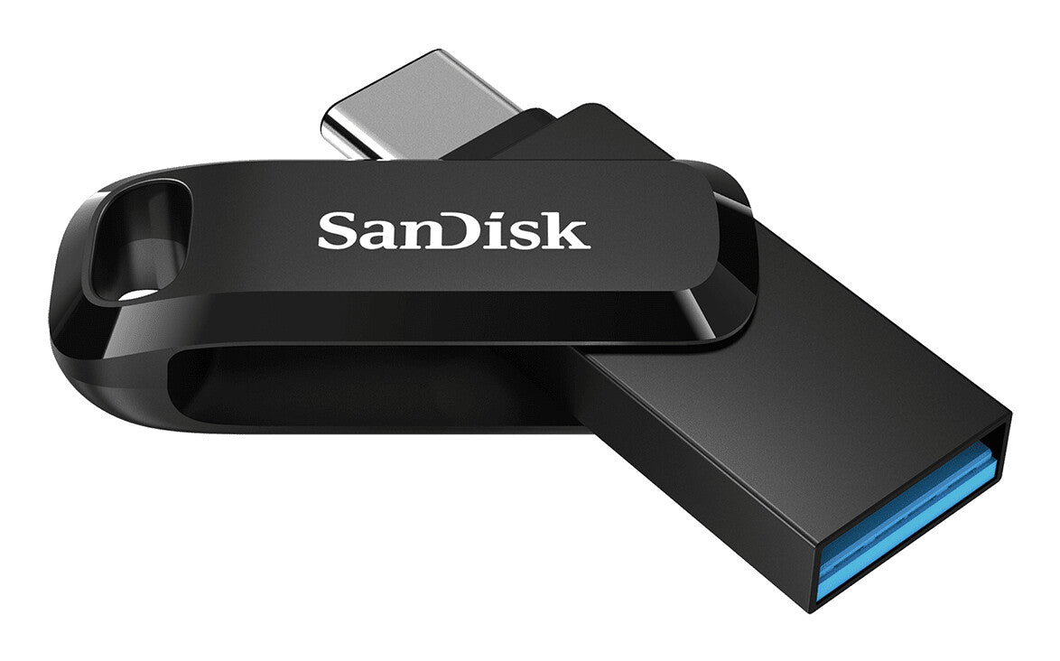 SanDisk Ultra Dual Drive unidad flash USB 128 GB USB Type-A / USB Type-C 3.2 Gen 1 (3.1 Gen 1) Negro, Plata