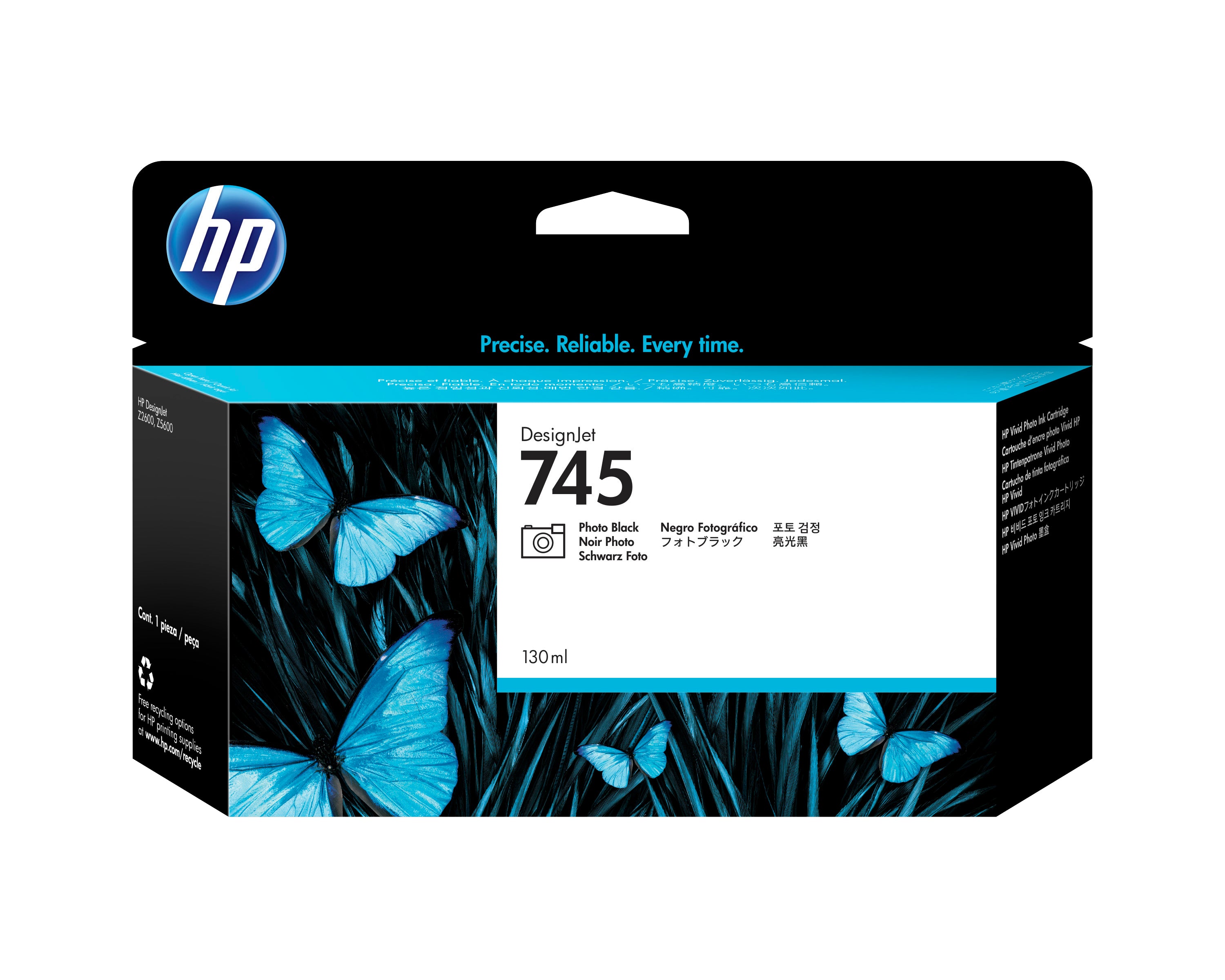 Tinta HP LF 745 Negro Fotografico 130ML