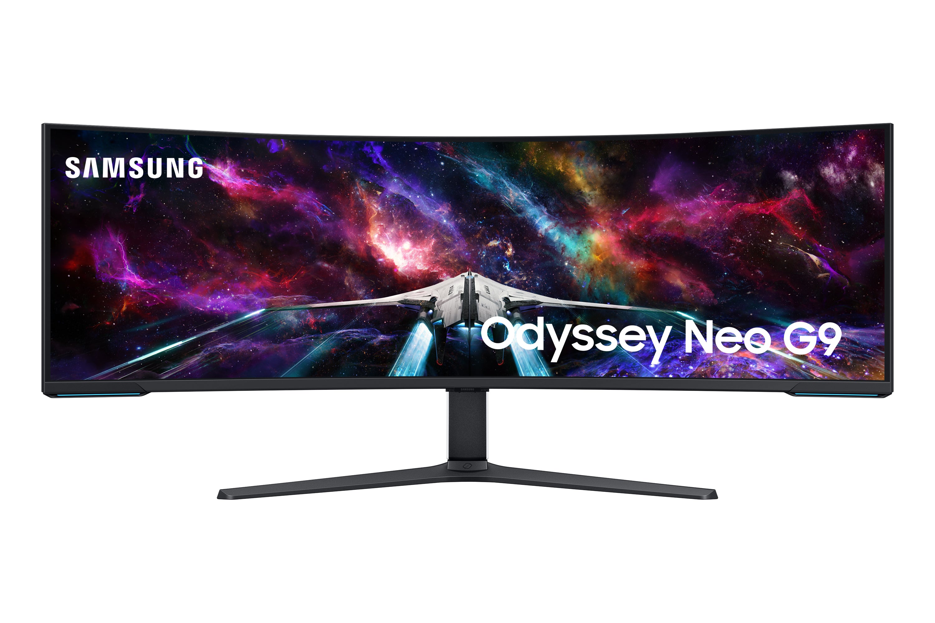 Samsung 57" Mini LED Curved Monitor FHD 7680x2160 Resolution VA Panel