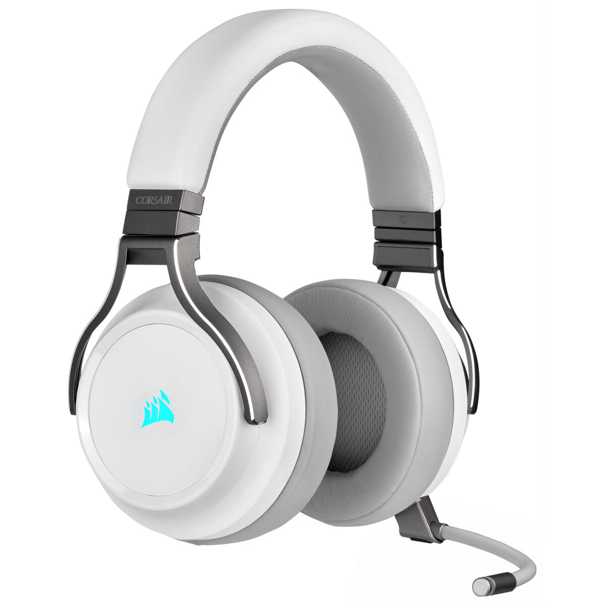 Corsair Virtuoso RGB Wireless Auriculares Inalámbrico y alámbrico Diadema Juego MicroUSB Blanco